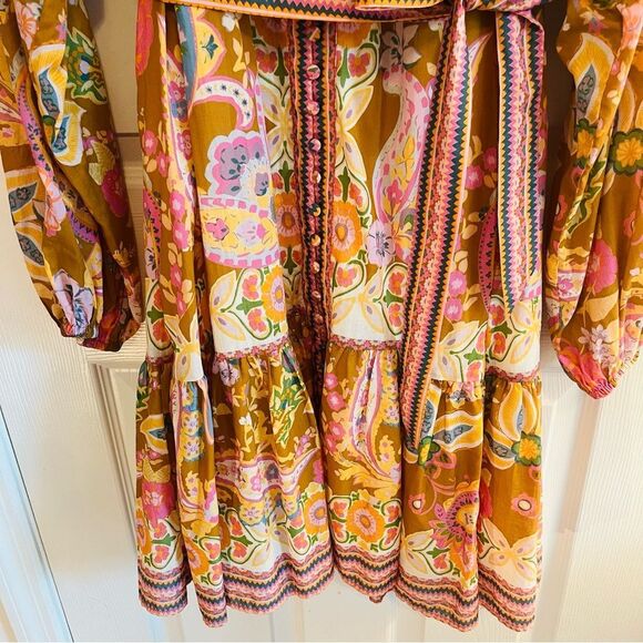 ANTONIO MELANI Brynn Cotton Voile Long Sleeve Dress - Picture 6 of 12